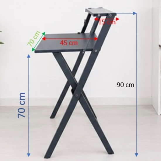 Metal Ayaklı Çalışma Masası – Katlanır Laptop ve Bilgisayar Masası