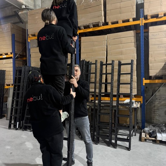Katlanabilir Duvar Tipi Merdiven