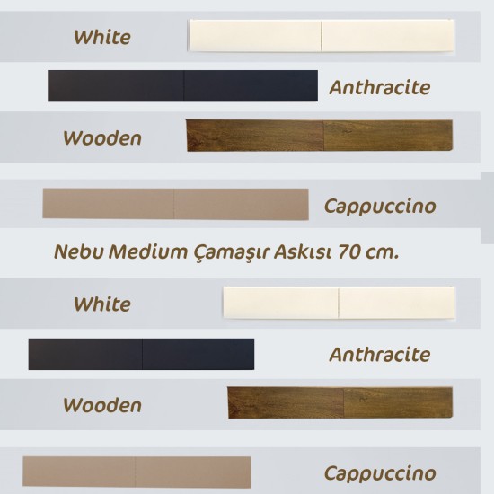 Nebu Çamaşır Kurutma Askısı  Ahşap  (70CM)
